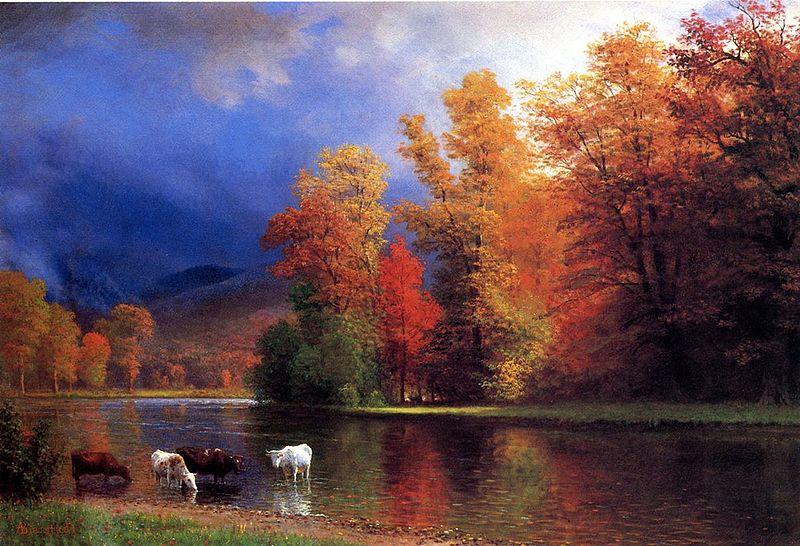 Albert Bierstadt On_the_Sac Norge oil painting art